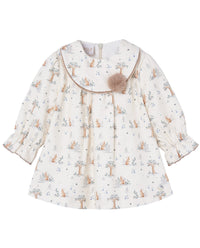 VESTIDO ESTAMPADO "POMPON"