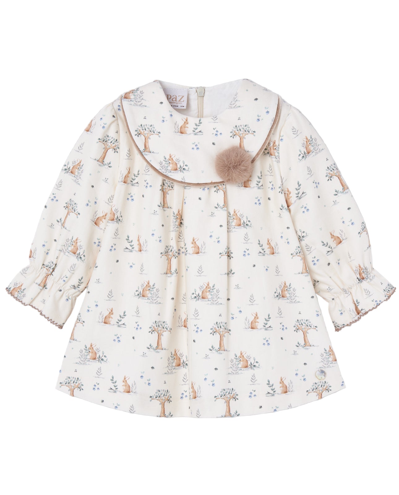 VESTIDO ESTAMPADO "POMPON"
