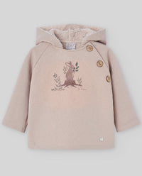 SUDADERA FELPA "POMPON"