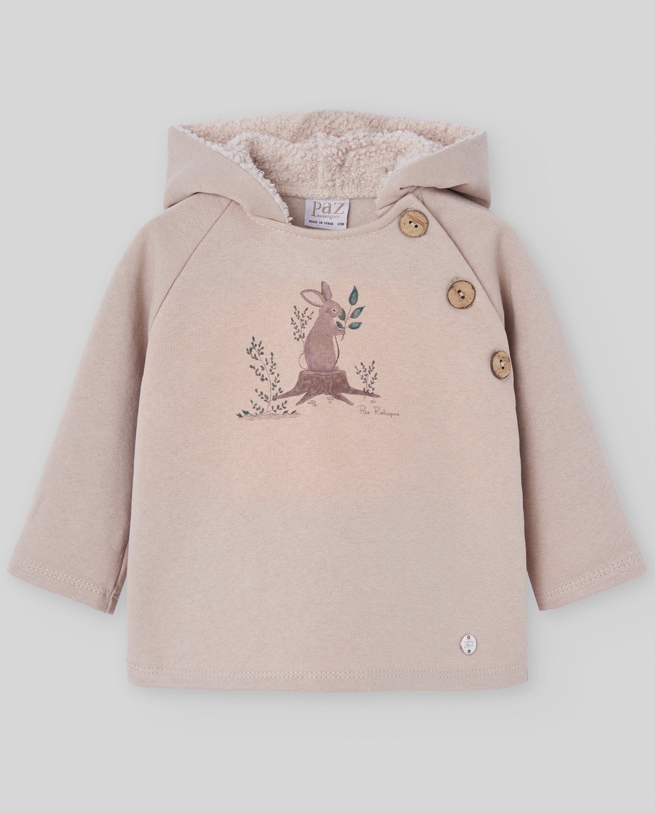 SUDADERA FELPA "POMPON"