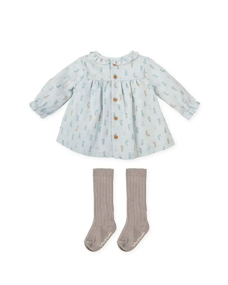 Vestido con calcetines PORCELANA TUTTO PICCOLO