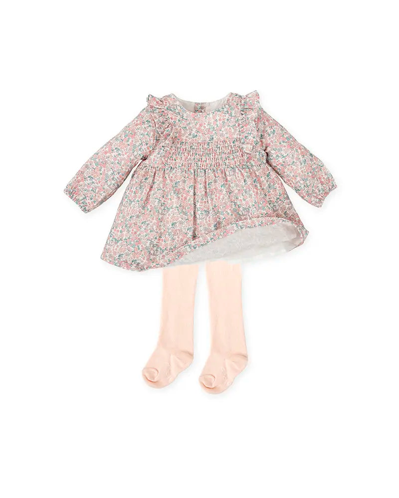 Vestido con leotardos ROSA TUTTO PICCOLO