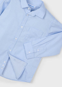 Camisa manga larga Basica Celeste Ra Mayoral