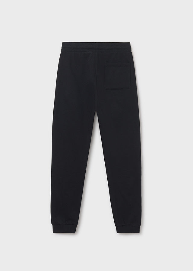Pantalon Felpa Basico Puños Negro Mayoral