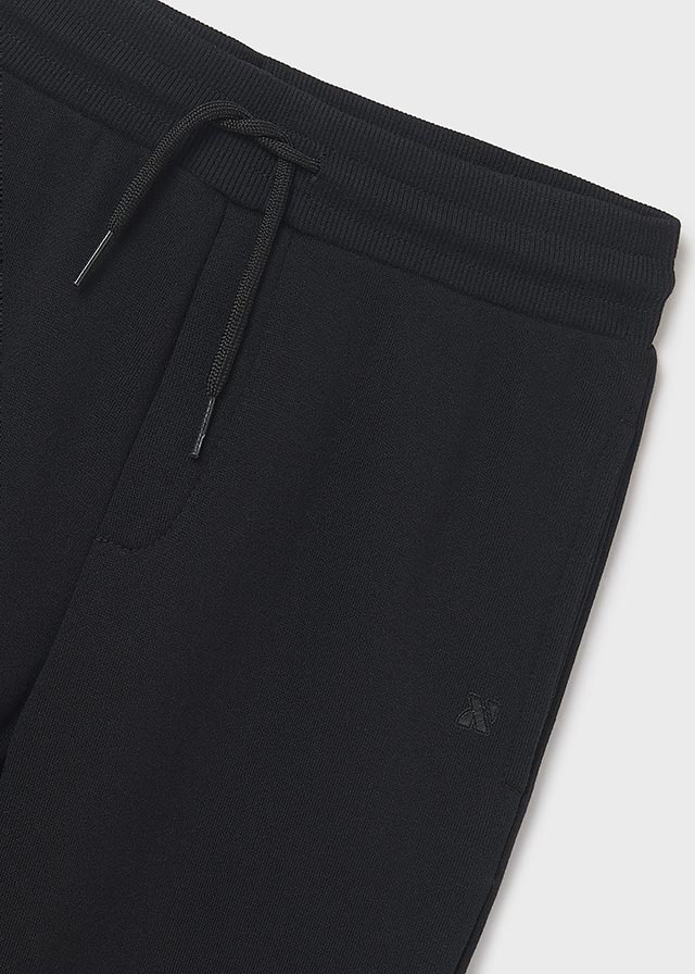 Pantalon Felpa Basico Puños Negro Mayoral