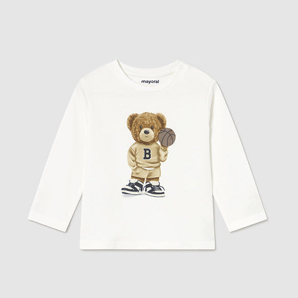 Camiseta manga larga Oso Nata Mayoral