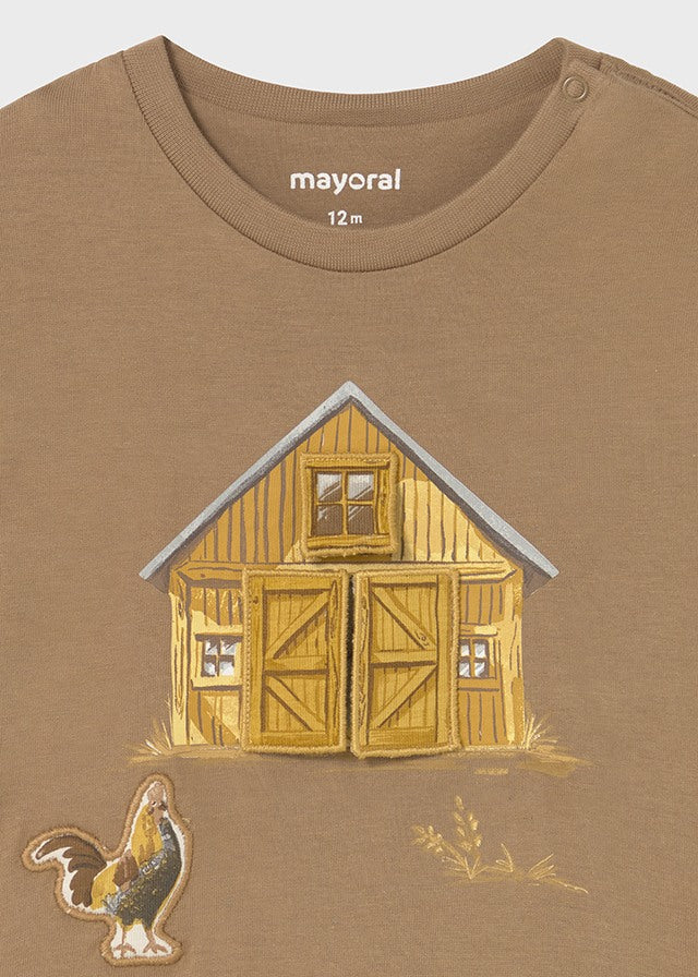 Camiseta manga larga "Play" Granja Caramelo Mayoral