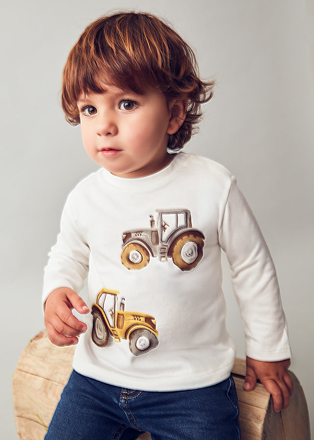 Camiseta manga larga "Play" Tractor Nata Mayoral