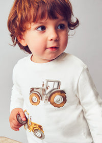 Camiseta manga larga "Play" Tractor Nata Mayoral