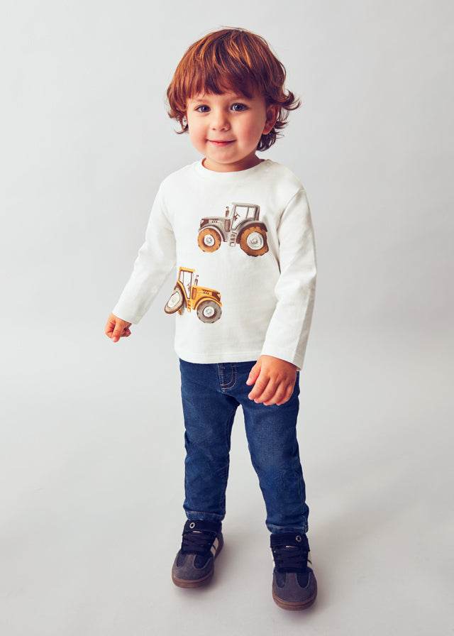 Camiseta manga larga "Play" Tractor Nata Mayoral