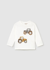 Camiseta manga larga "Play" Tractor Nata Mayoral