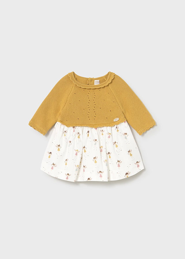 Vestido tricot y plana Mayoral