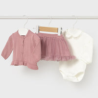 Conj. chaqueta falda 3 piezas Mayoral