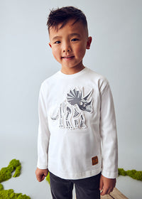 Camiseta manga larga Embossed Nata Mayoral