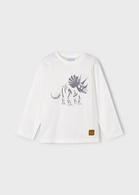 Camiseta manga larga Embossed Nata Mayoral