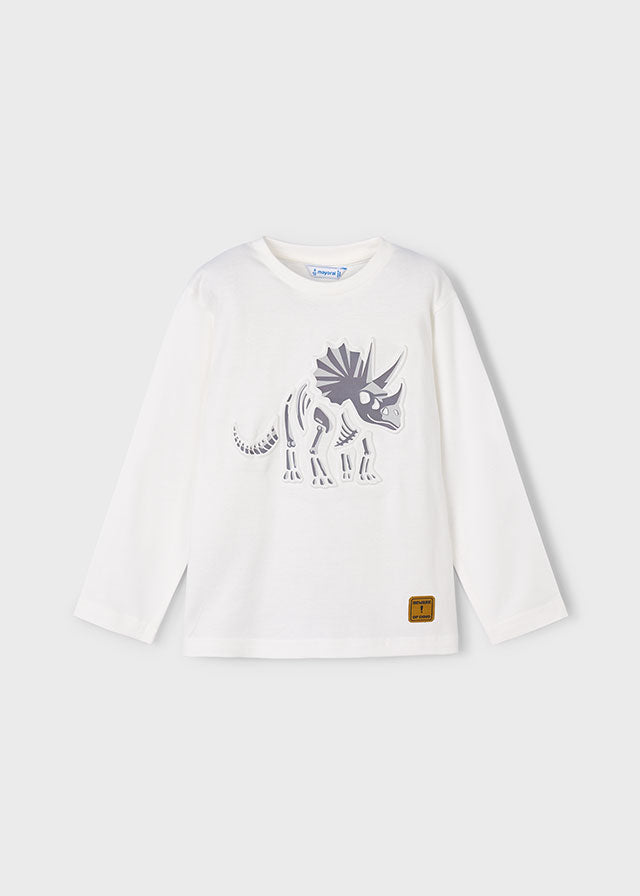 Camiseta manga larga Embossed Nata Mayoral