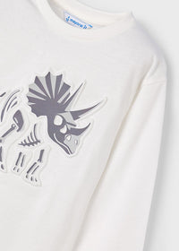 Camiseta manga larga Embossed Nata Mayoral