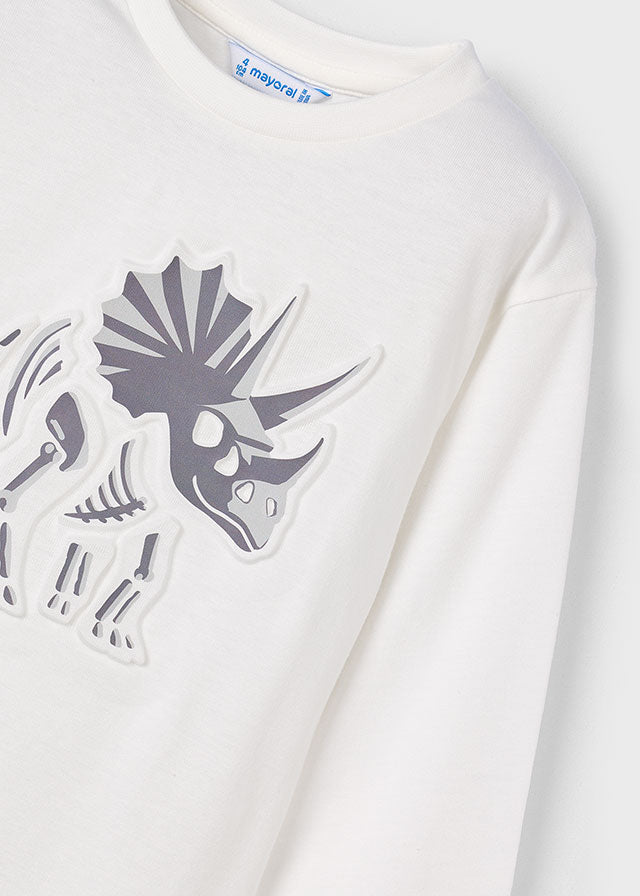 Camiseta manga larga Embossed Nata Mayoral