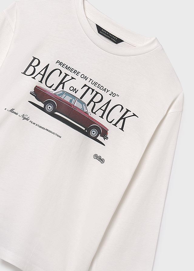 Camiseta manga larga Print Hd Nata-Coche Mayoral