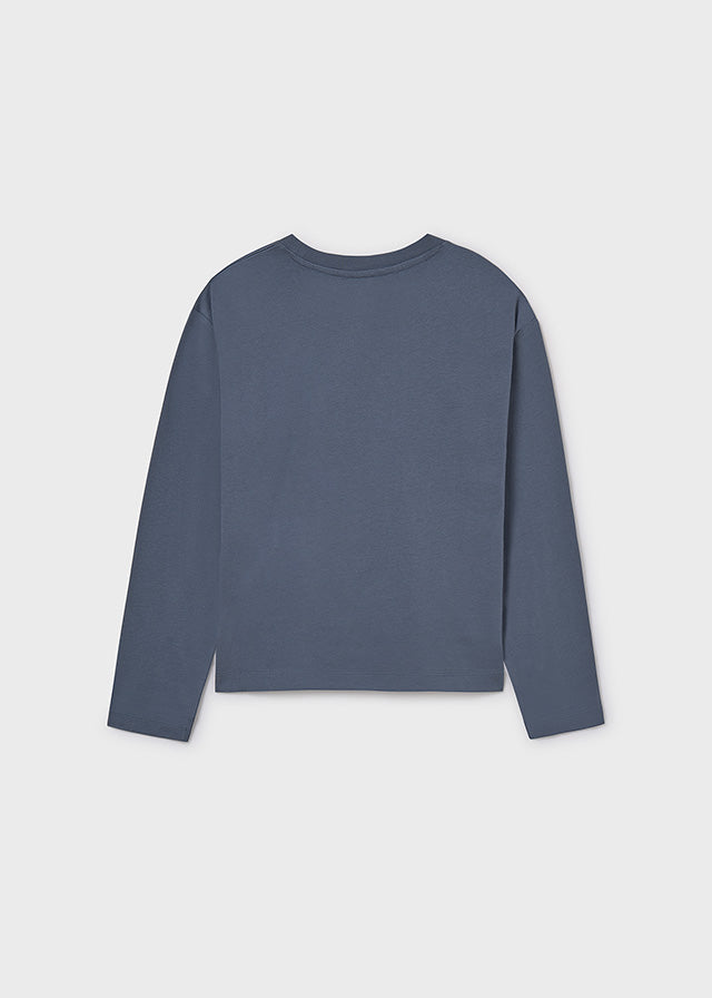 Camiseta manga larga "Iceberg" Acero Mayoral
