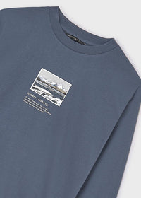 Camiseta manga larga "Iceberg" Acero Mayoral