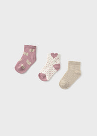 Set 3 Calcetines Orquidea Mayoral