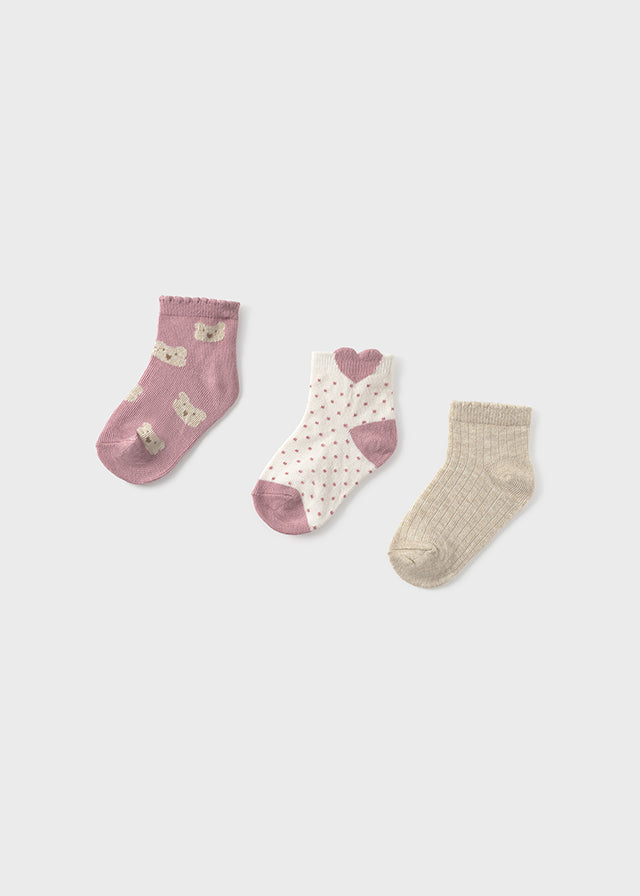 Set 3 Calcetines Orquidea Mayoral