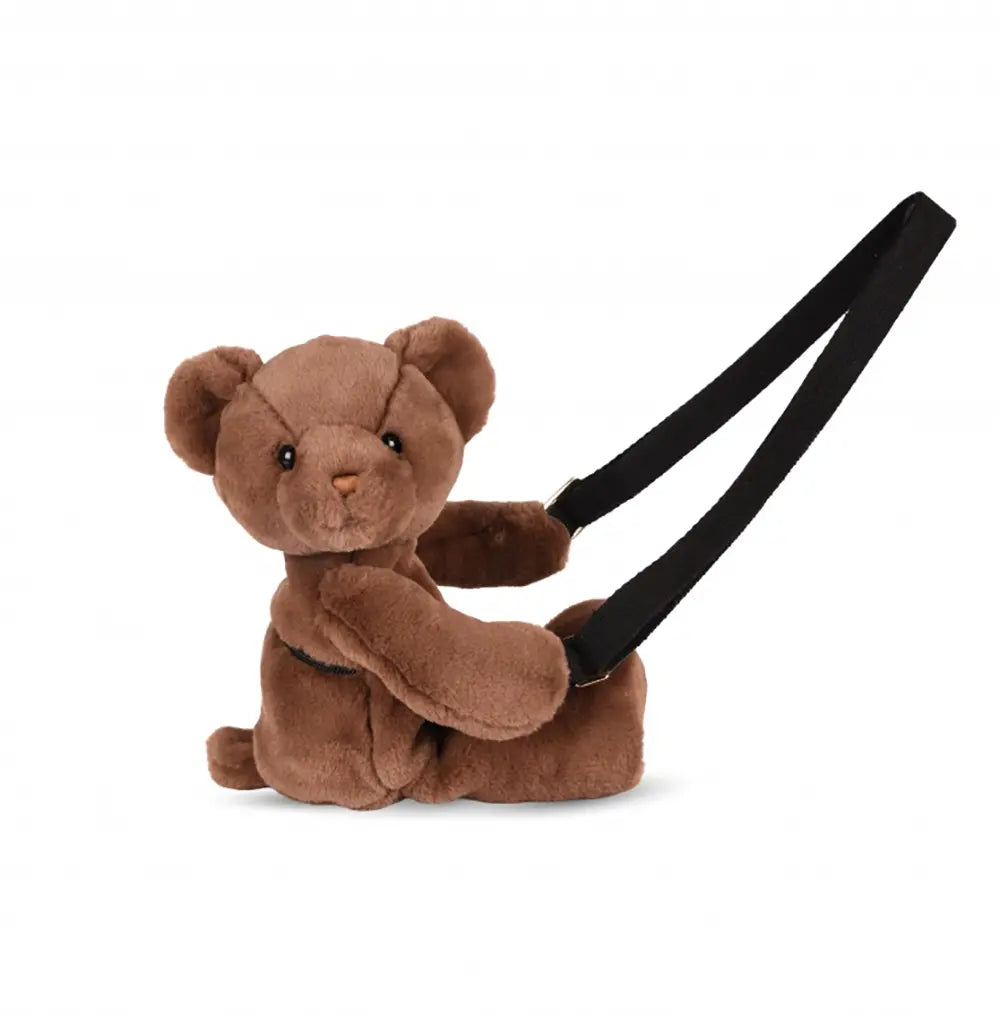 SAC DOUDOU  - Bolsito oso marrón glacé