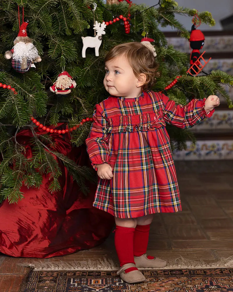 Vestido con braguita y calcetines ROJO TUTTO PICCOLO