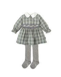Vestido con leotardos GRIS TUTTO PICCOLO