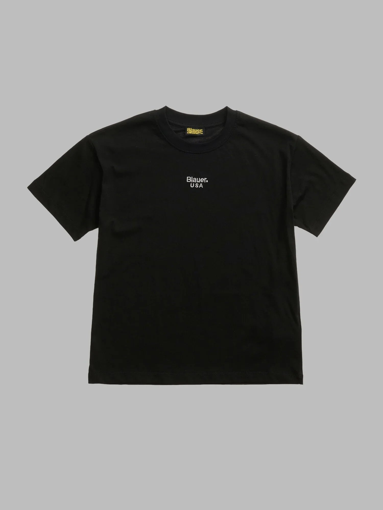Tshirt Blauer blanco manga corto