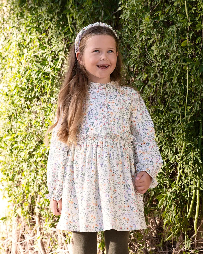 Vestido con leotardos MOSTAZA TUTTO PICCOLO