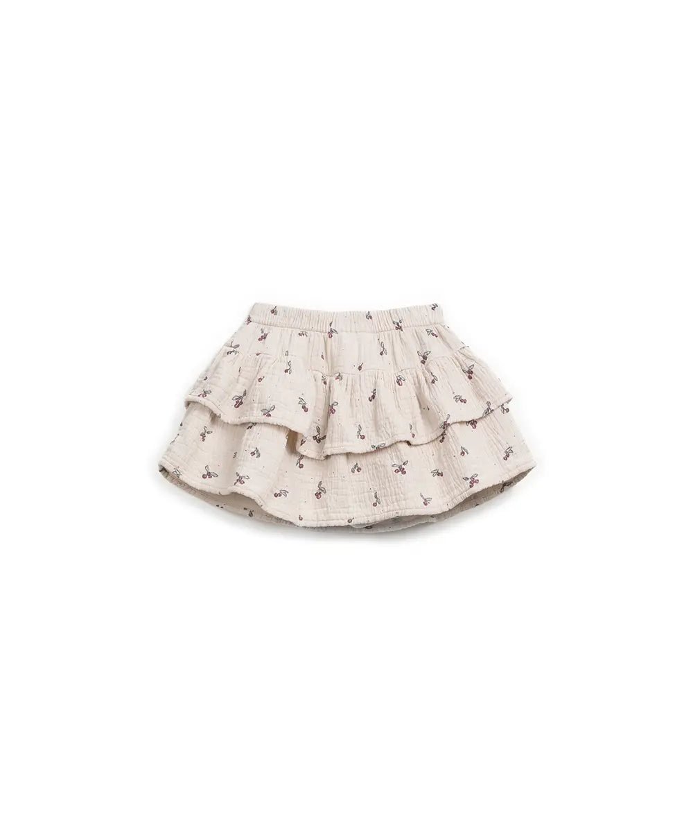 Falda pantalón tejido estampado