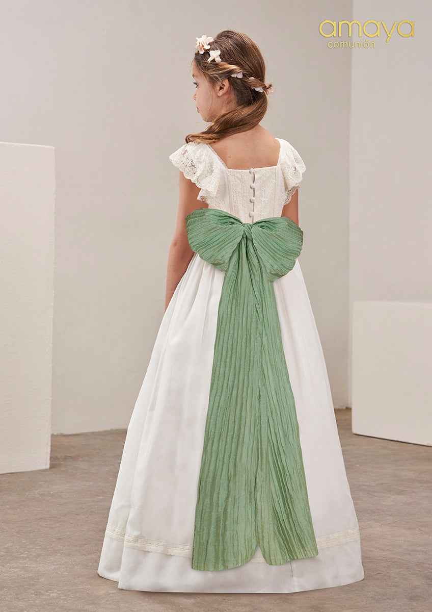 Corona comunion flores amaya