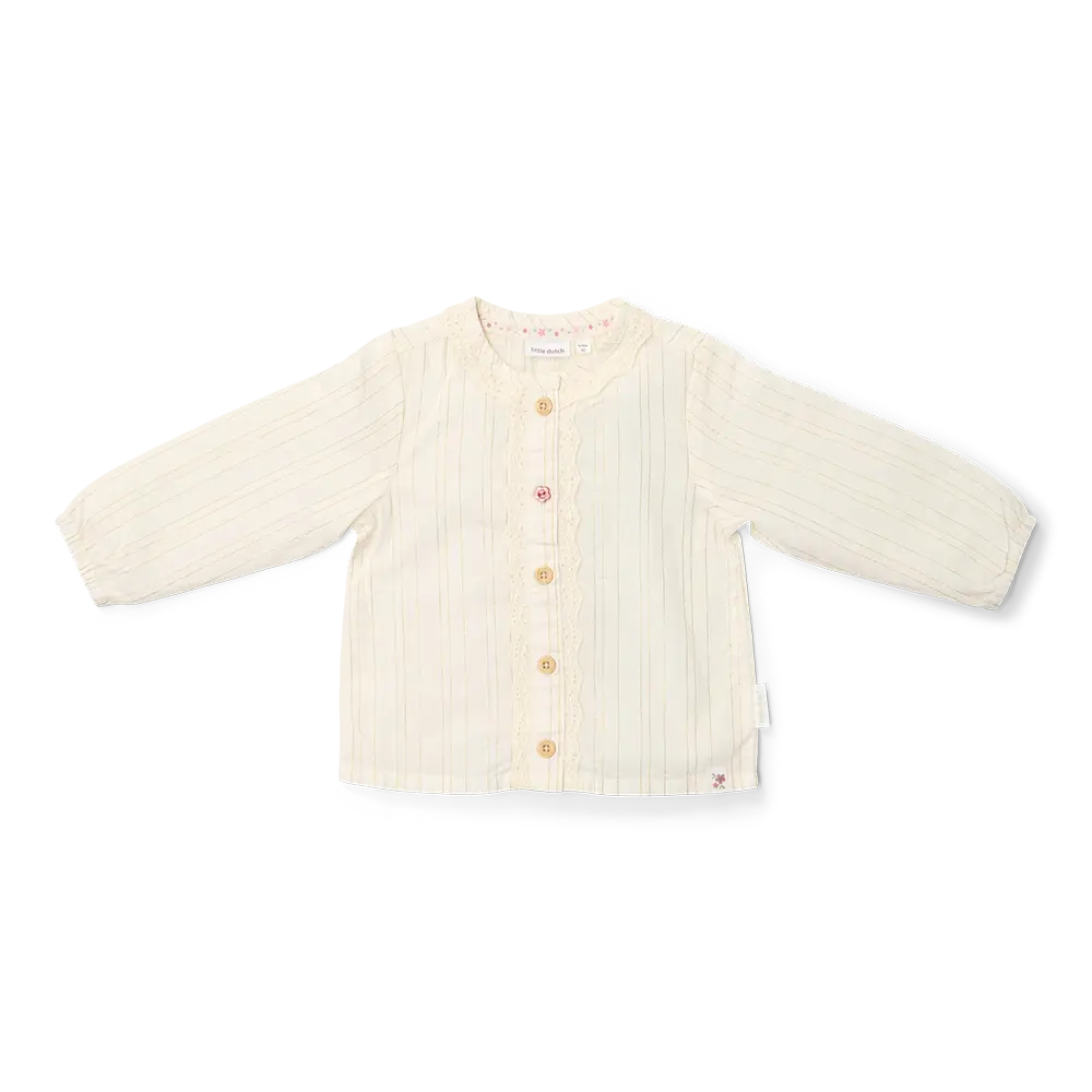 Blusa manga larga Blanco Roto - Little Dutch