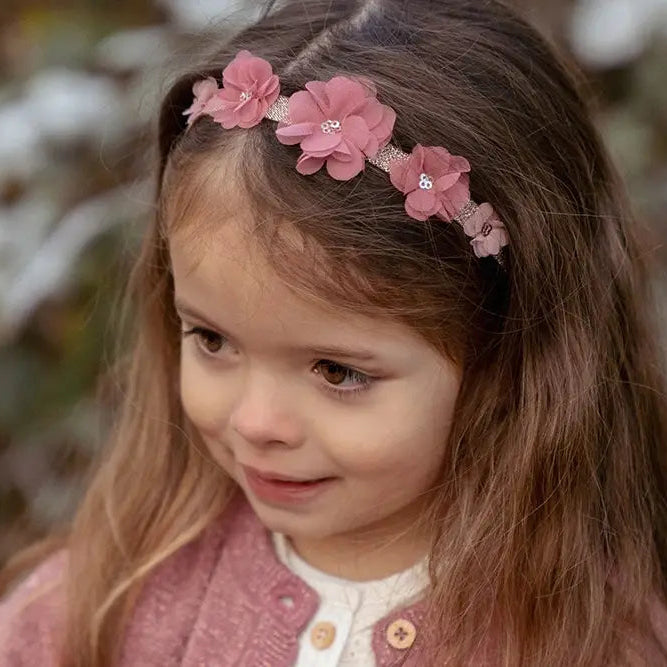 Set dos cintas pelo Flores Rosada - / Little Dutch