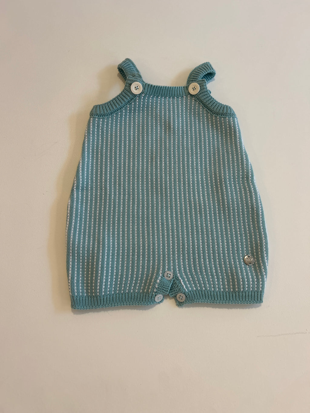 Striped Baby Knit Romper