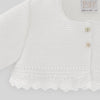 CHAQUETA CEREMONIA CORTA "LUAR" BEBE. COLOR MARFIL. PAZ RODRIGUEZ - falta foto
