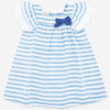 VESTIDO RAYAS AZUL "MEORCA" PAZ RODRIGUEZ V21