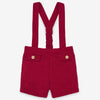Pantalon corto con tirantes