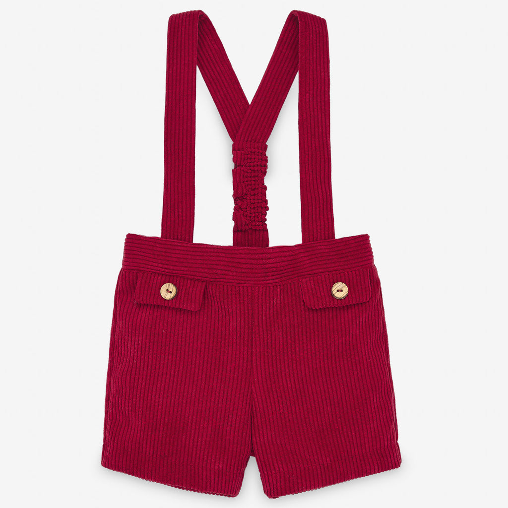 Pantalon corto con tirantes