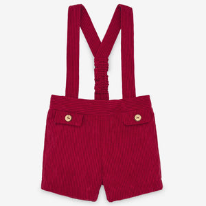 Pantalon corto con tirantes