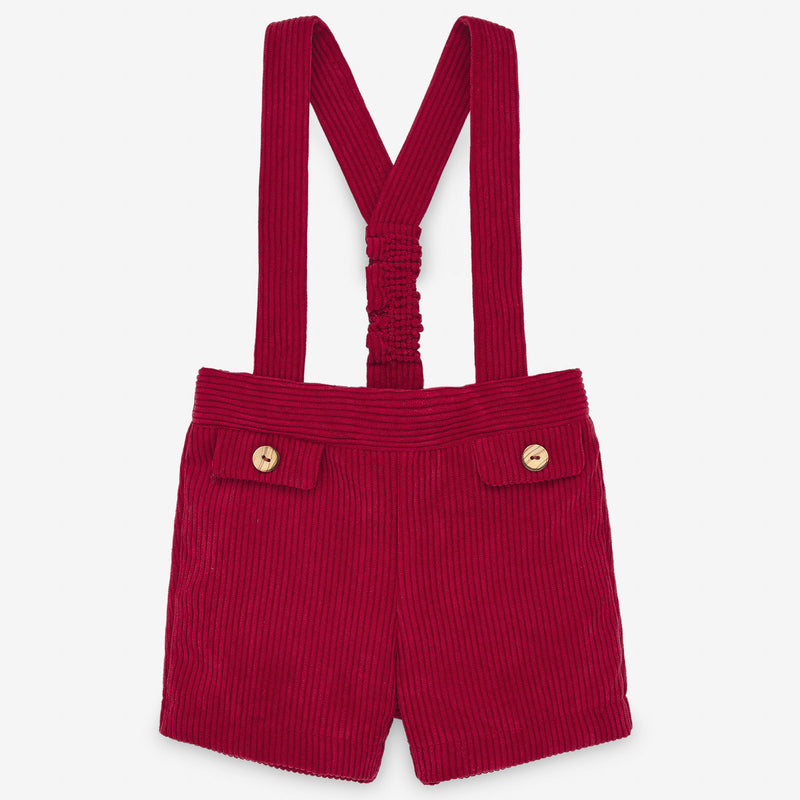 Pantalon corto con tirantes