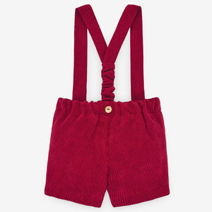 Pantalon corto con tirantes