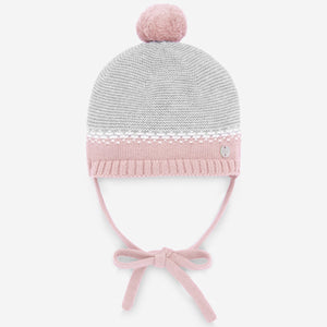 Gorro rosa con borla Paz Rodriguez