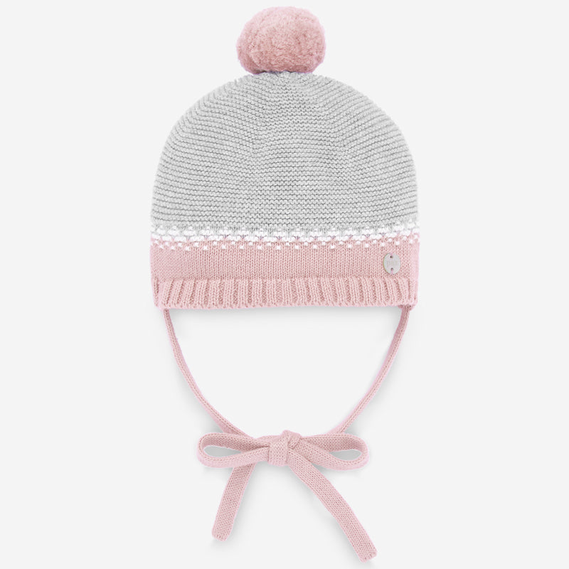 Gorro rosa con borla Paz Rodriguez