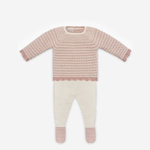 Conjunto jubon y polaina " Aurora"