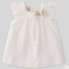 VESTIDO CEREMONIA BEBE "LUAR". COLOR MARFIL. PAZ RODRIGUEZ