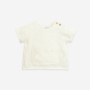 Camiseta de algodón orgánico con bolsillo Play Up