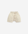 Pantalón corto de rayas con botones decorativos Play Up